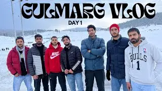 Gulmarg Day 1 | Vlog | Trip with IUST Friends | February 2024