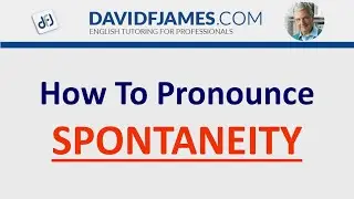How to Pronounce SPONTANEITY (5 Syllables)