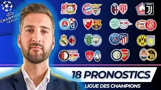 Pronostic Foot LIGUE DES CHAMPIONS : Mes 18 PRONOSTICS ( Ligue des Champions )