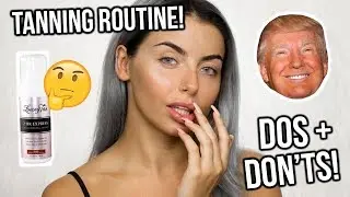 MY FAKE TANNING ROUTINE! HOW TO GET THE PERFECT TAN / TIPS + TRICKS