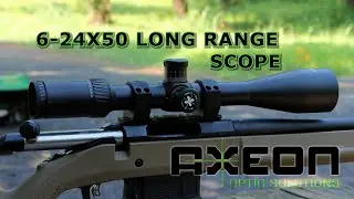 Axeon Optics 6-24X50 Long Range Rifle Scope