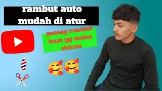 tutorial cukur rambut fringe, french crop, pangkas rambut agar mudah di atur