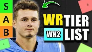 MUST START WRs for Week 2 Fantasy Football (Tier List)