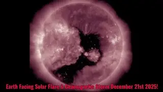 Earth Facing Solar Flare & Geomagnetic Storm December 21st 2025!
