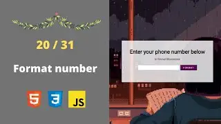 Format phone number JavaScript | PROGMAS 20/31