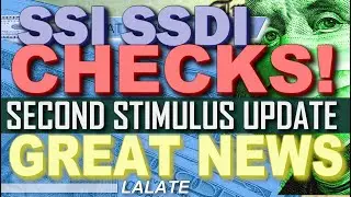 FINALLY! SECOND STIMULUS CHECK $2400 SSI SSDI & Trump Order?! | Second Stimulus Package GREAT NEWS