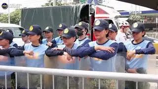 QCPD, NAGBIGAY SEGURIDAD SA RALLYISTA SA KAHABAAN NG PEOPLE POWER MONUMENT