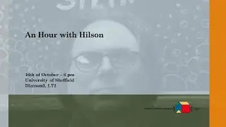 Centre for Poetry & Poetics Reading: JEFF HILSON