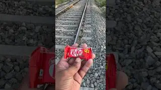 Train vs kitkat 🍫❤️🚆🍬#shorts #viral #trending #shortsfeed #chocolate #candy #shortvideos #explore