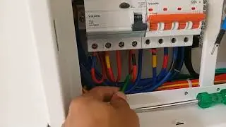 3 phase db ryb nutral connection and 8way 6 way mcb arrange