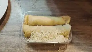 Como Montar Marmita de Panqueca de Frango + Arroz