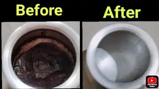 How to clean burnt silver pot|| jali hui chandi ki bartan ko saaf kare assanii se