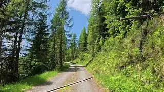30 minute Indoor Cycling Workout Ahrntal Alpine Alps Italy 4K Video