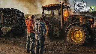 Notre Tracteur a PRIS FEU à cause du MÉCANO incompétent | Farming Simulator 25 Roleplay