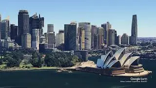 Ciudad de S&iacute;dney, Google Earth 3D - Australia