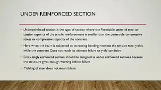 TYPES OF REINFORCEMENT SECTION