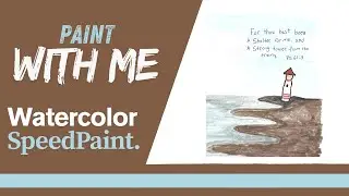 Strong Tower from the Enemy 🏰 | Psalm 61:3 | Watercolor Scripture Art
