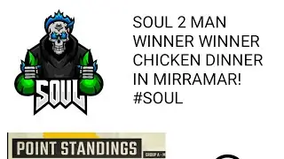 SOUL 2 MAN WINNER WINNER CHICKEN DINNER IN MIRRAMAR #SOUL#SOULJOKER#SOULNAKUL