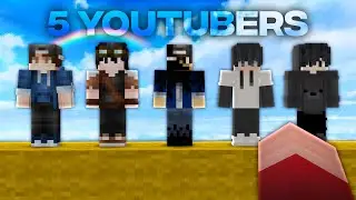 5 Youtubers invadiram meu canal para jogar skywars