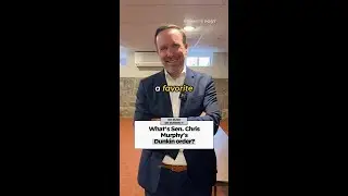 What's Sen. Chris Murphy's Dunkin' order?