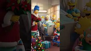 Simpsons family and Christmas