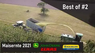 Best of #2 | Maisernte 2021 mit John Deere, Claas, New Holland & IHC