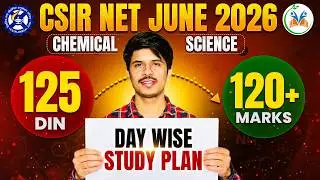 CSIR NET JUNE 2026 Preparation | CSIR NET Chemical Science Preparation | CSIR NET JUNE 2026 Strategy