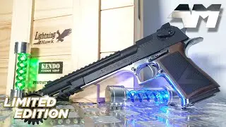 TOKYO MARUI LIGHTNING HAWK 50ae MAGNAPORT CUSTOM DESERT EAGLE Limited Edition / RE2 Airsoft Unboxing