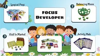 Xplorabox Educational Activity box for Kids Age 2-4 Years Children | Focus Developer