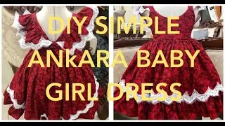 How to Cut and Sew a Simple Ankara Ball Dress with Trimmings From Start To Finish