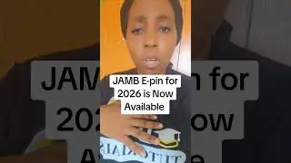Электронный пин-код JAMB на 2026 год теперь доступен! #jamb #dtwtutorials #jamb2026