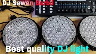 DJ light.  best budget par light SP 60 LED RGB full - colour New Model = part 1.  DJ sawan Barbil. 
