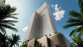 New Luxury Condos in Preconstruction in Miami: JEM with panoramic views of Biscayne Bay.