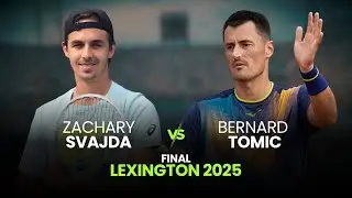Zachary Svajda vs Bernard Tomic | Lexington 2025 FINAL | ATP Highlights