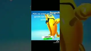 he ganado esta skin en un sorteo chavaleees