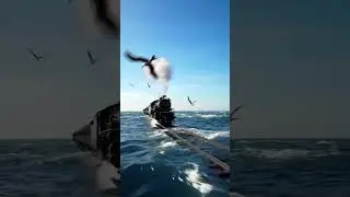 Impossible Journey: Steam Train on the Ocean! 🚂🌊 | AI Generated Dreamscape