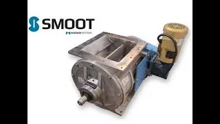 Used Smoot 12&Prime; x 12&Prime; Stainless Steel Rotary Airlock Valve [2 HP Baldor Motor] | JM Industrial