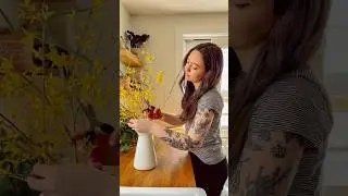 Forcing Garden Blooms Indoors For Early Spring Flowers 🌼 #gardeningvideos #gardening #garden
