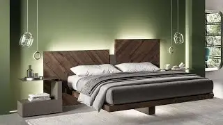 Nazare Designer Italian Bed by Ozzio Italia from Nuastyle