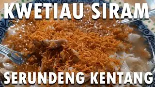 flat rice noodles with grated potato