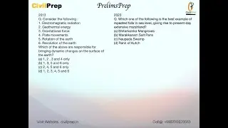 PrelimsPrep: программа подготовки к экзаменам PYQ #upsc2026 #geography #prelims2026 #upscprelims