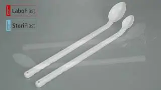 Sample spoon, long handle, disposable