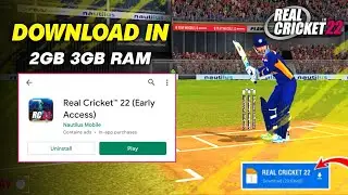 How To Download Real Cricket 22 ||  Not Showing On Play Store Problem Solved