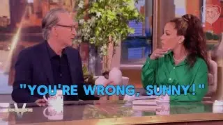 Bill Maher SHUTS DOWN Sunny Hostin On The View During Heated Argument.