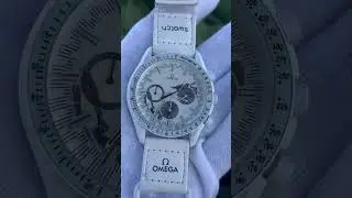 Most Beautiful😍Omega X Swatch Speedmaster Mission To Pluto Top Class Master Copy High Quality White🤍