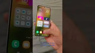 Samsung OneUI tutorial: Create super-sized folders and icon for refreshing homescreen! #s23 #oneui6