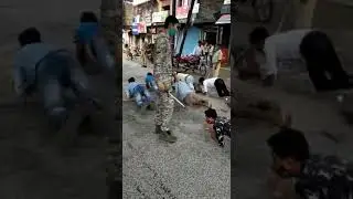 This is how Kishanganj (Bihar) police punished those who broke lockdown rules