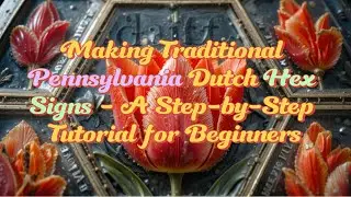 Making Traditional Pennsylvania Dutch Hex Signs - A Step-by-Step Tutorial for Beginners #HexSigns