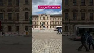 FAU Erlangen 🇩🇪 | Beautiful View in Germany #Shorts #nancyingermany #youtubeshorts