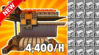 Simple & Efficient Iron Farm For The Create Mod